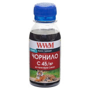 Чорнила WWM C45 для Canon,100г Black (C45/BP) пігмент